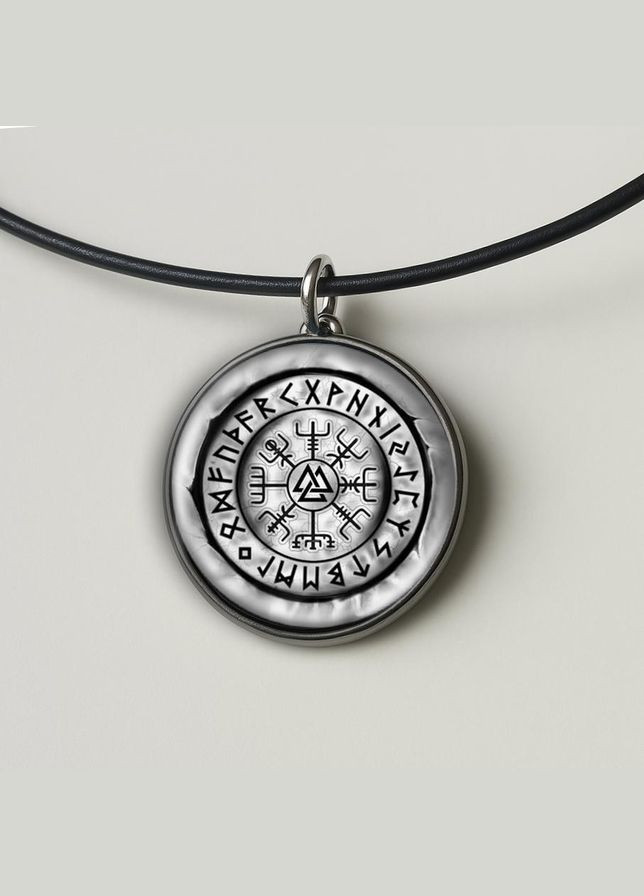 Набір підвіска (кулон) та брелок Символіка вікінгів #01 (подарунковий набір) No Brand (332633484)