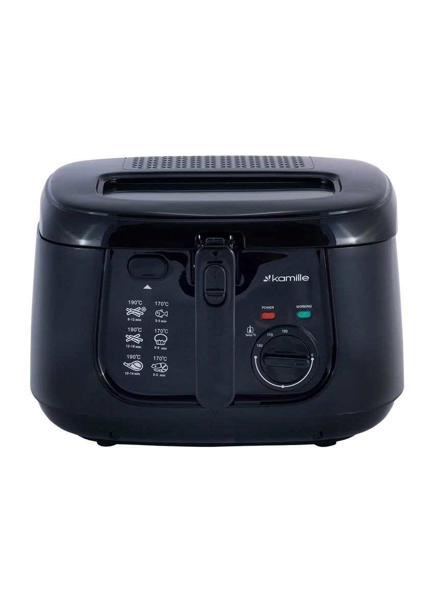 Фритюрниця электрическая KM-6810 1800 Вт 2.5 л Kamille (364790513)