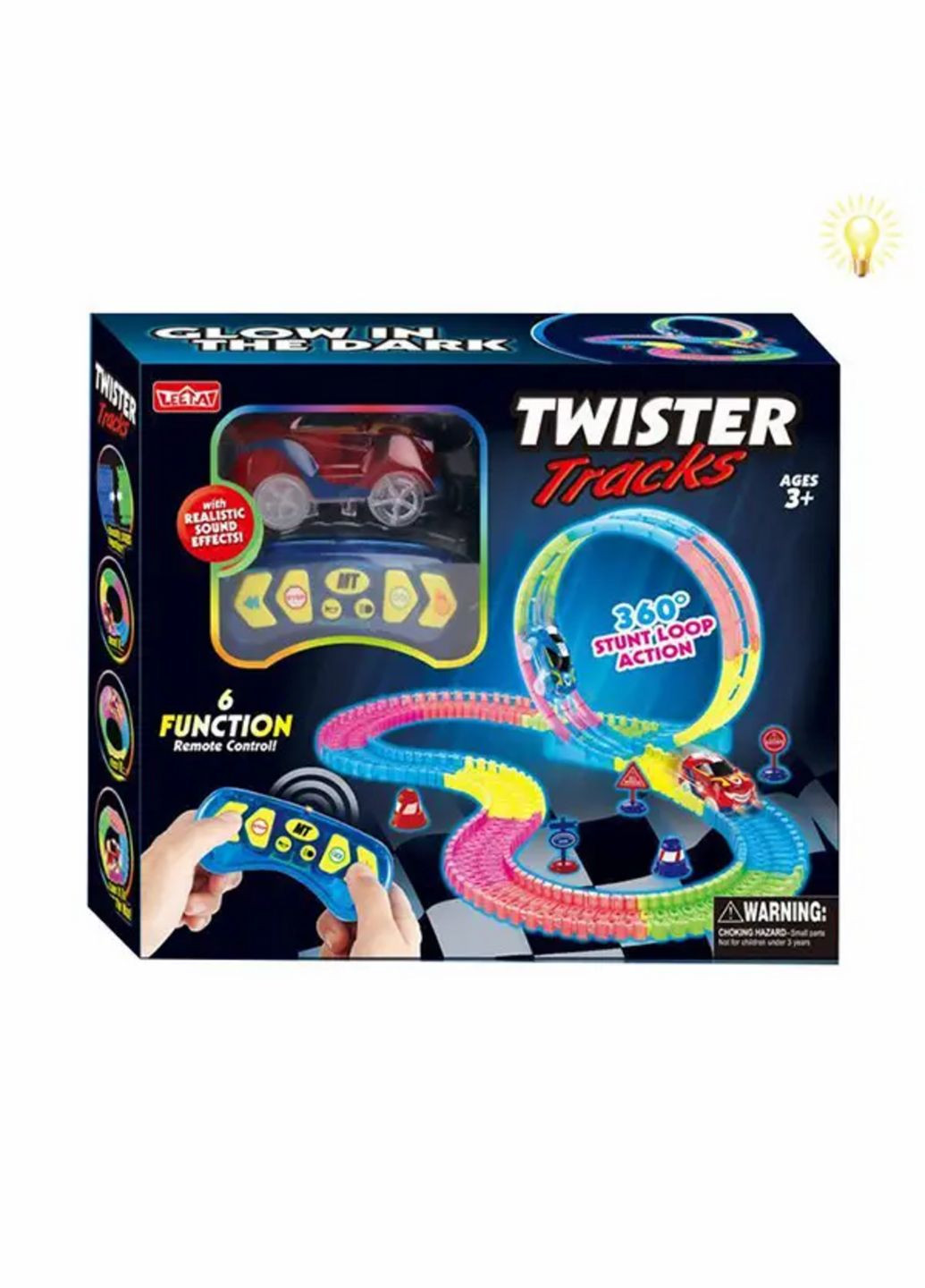 Трек гибкий светящийся на радиоуправлении 136 Metr+ (302087363)