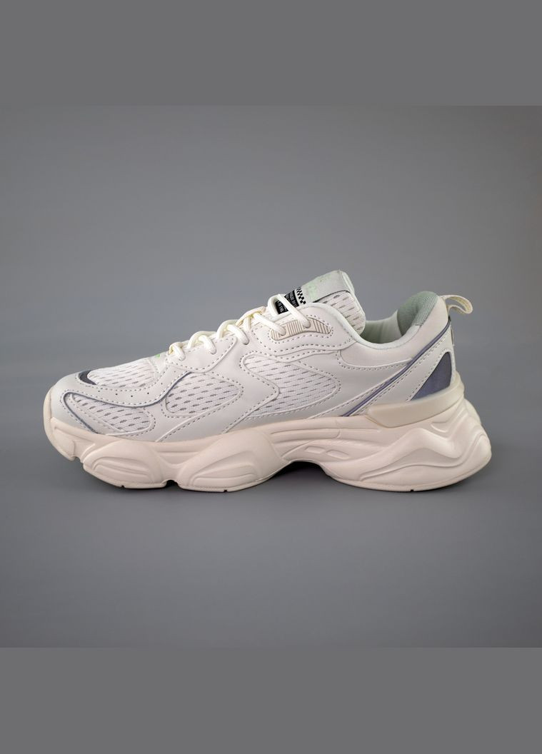 Кроссовки женские сетка Baas молочные (344030202)