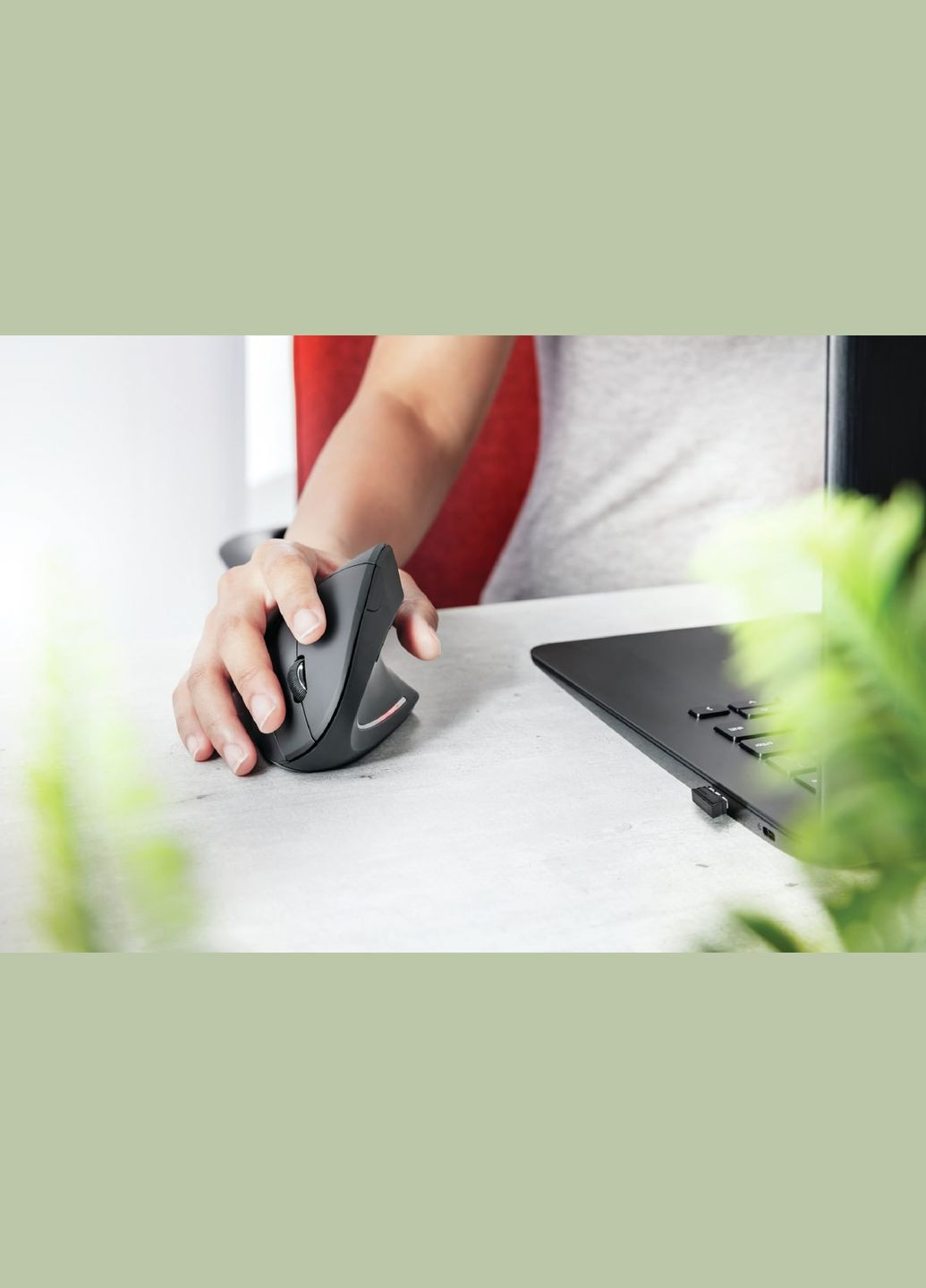 Миша Verto Ergonomic WL BLACk Trust (314775188)