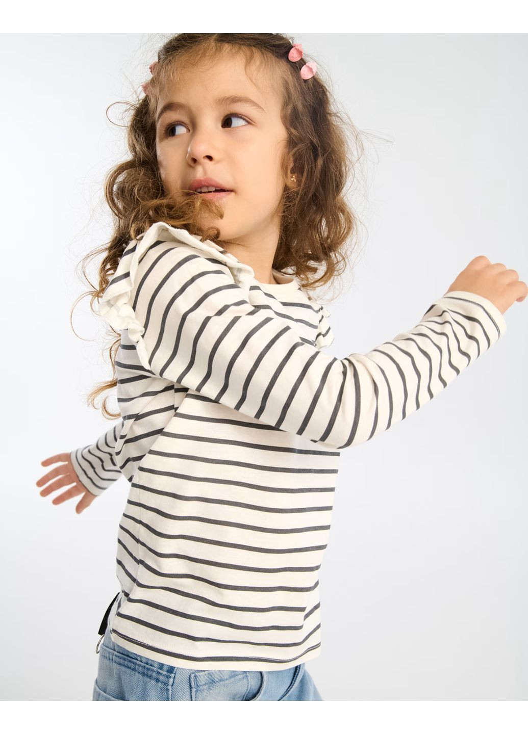 Разноцветный демисезонный повседневный лонгслив Sinsay в полоску