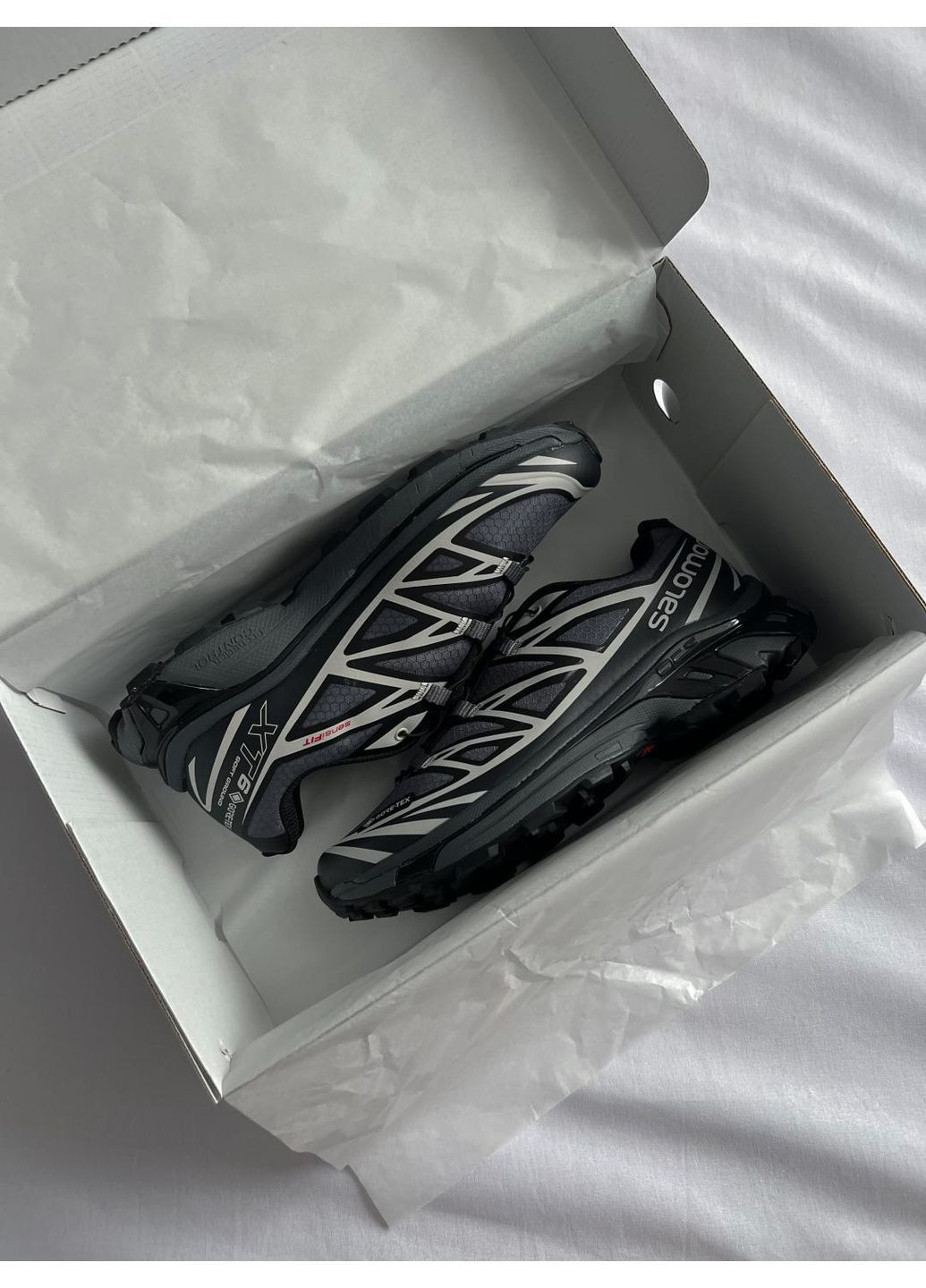 КРОСІВКИ ЖІНОЧІ SALOMON XT-6 GRAY GORE-TEX САЛОМОН XT-6 No Brand білі демісезони (368867886)
