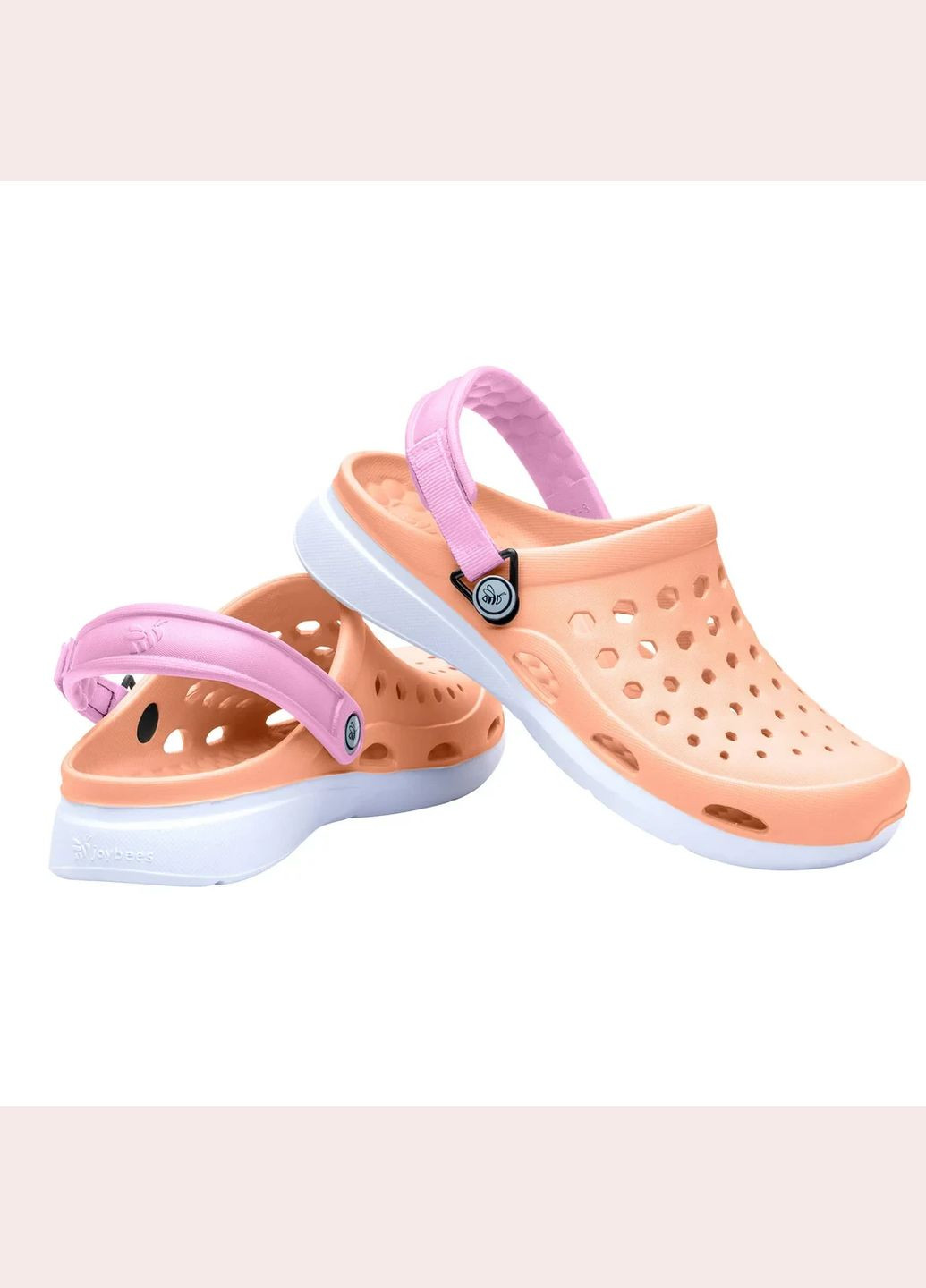 Жіночі шльопанці сабо Womens Modern Clog Melon White, розмір 37,5 устілка 24,5см (оранж) Joybees (350879171)