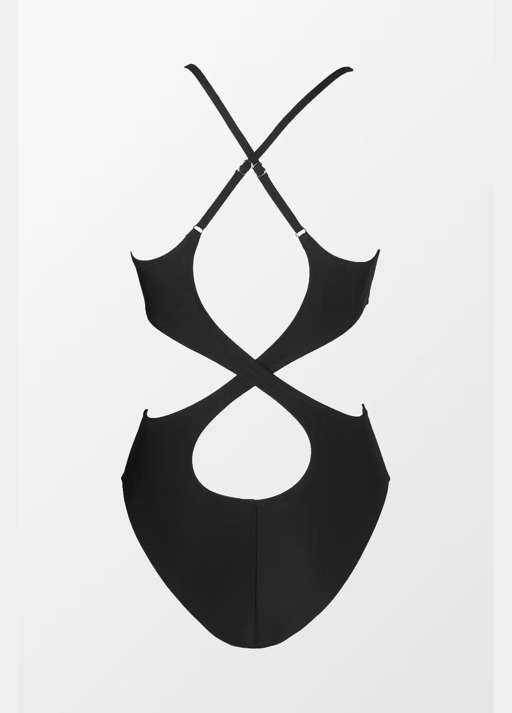 Чорний літній купальник CUPSHE