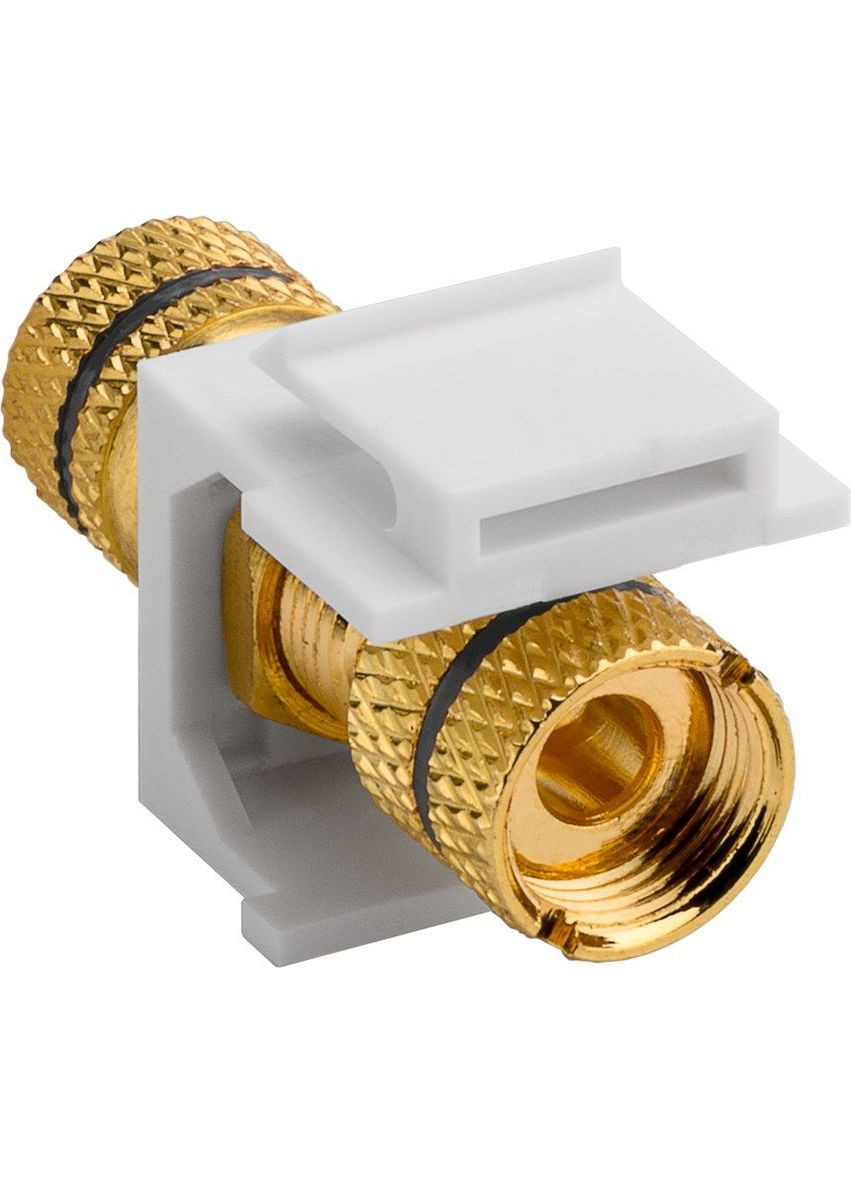 Переходник аудио Banana коннектор Keystone/F Speaker Audio Gold Goobay (369646273)