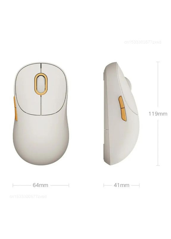 Миша бездротова Mi Wireless Mouse 3 (BHR7638CN) бежева Xiaomi (279553995)