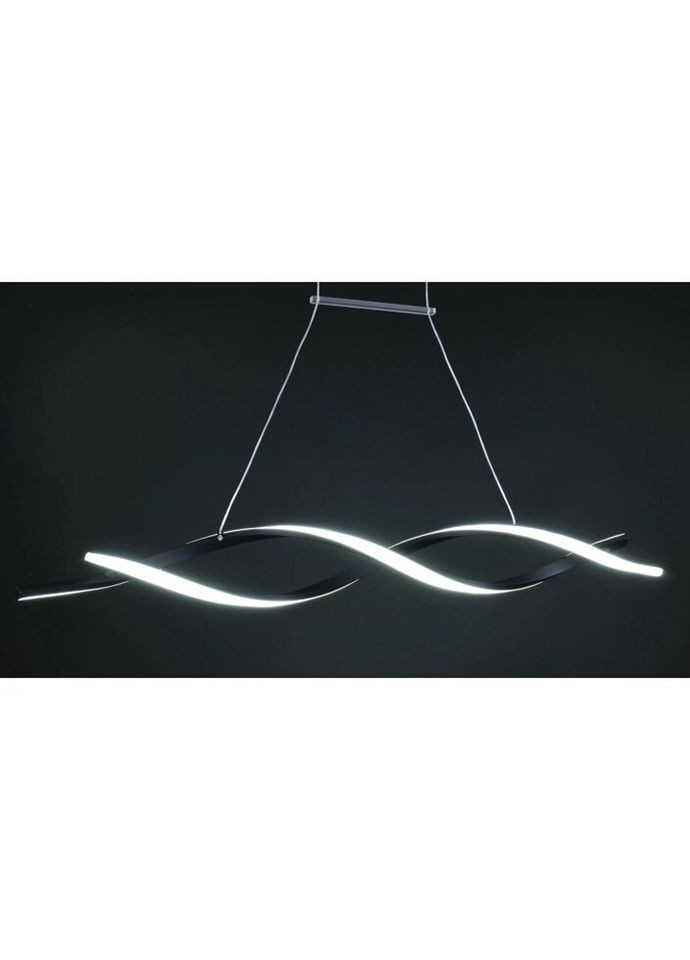 Люстра светодиодная подвесная LED светильник для квартиры на потолок лэд 27330 Черный 25-100х14х120 см. Sunnysky (324395911)