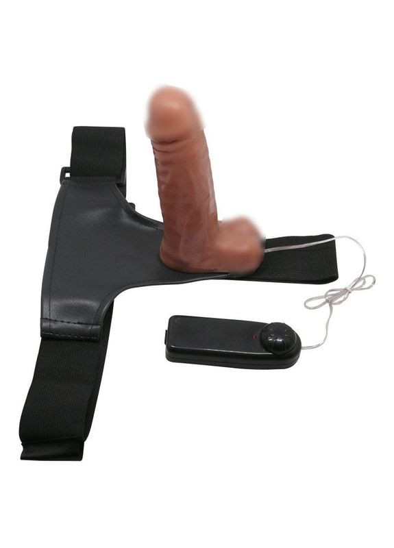 Фаллоимитатор с вибратором на ремне страпон 16 см Ultra Passionate Harness LyBaile (317747987)