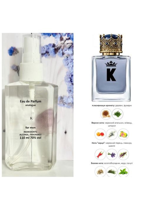 Парфумована вода для чоловіків D&G K, 110 ml No Brand (325488757)
