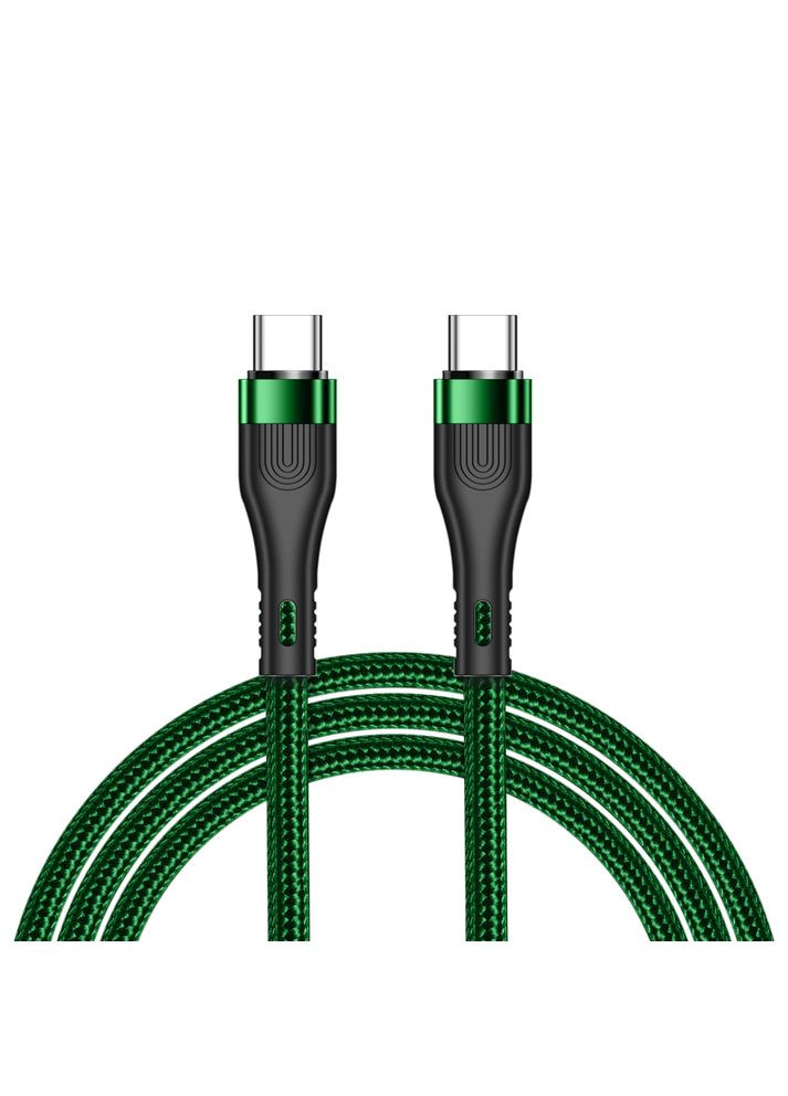Кабель XON SmartCable Type-C - Type-C PD 100W 2м MaxCharge (SC302C1W2G 3343) Зелений XON E-Tech (352201969)