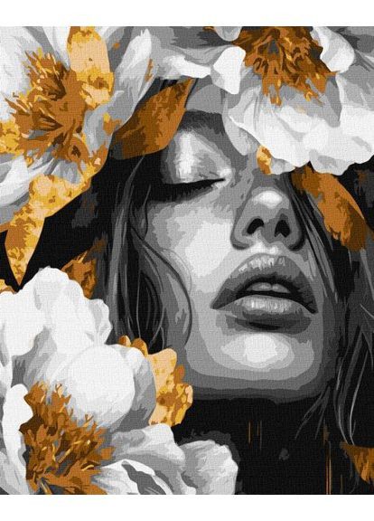 Картина по номерам - Танец лепестков с красками металлик extra ©victoria_art 40х50 см IDEYKA (362264896)