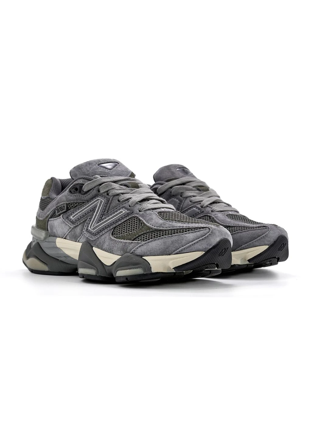 КРОССОВКИ ЖЕНСКИЕ NEW BALANCE 9060 GREY НЬЮ БЕЛАНС 9060 СЕРЫЕ No Brand серые демисезоны (390381270)