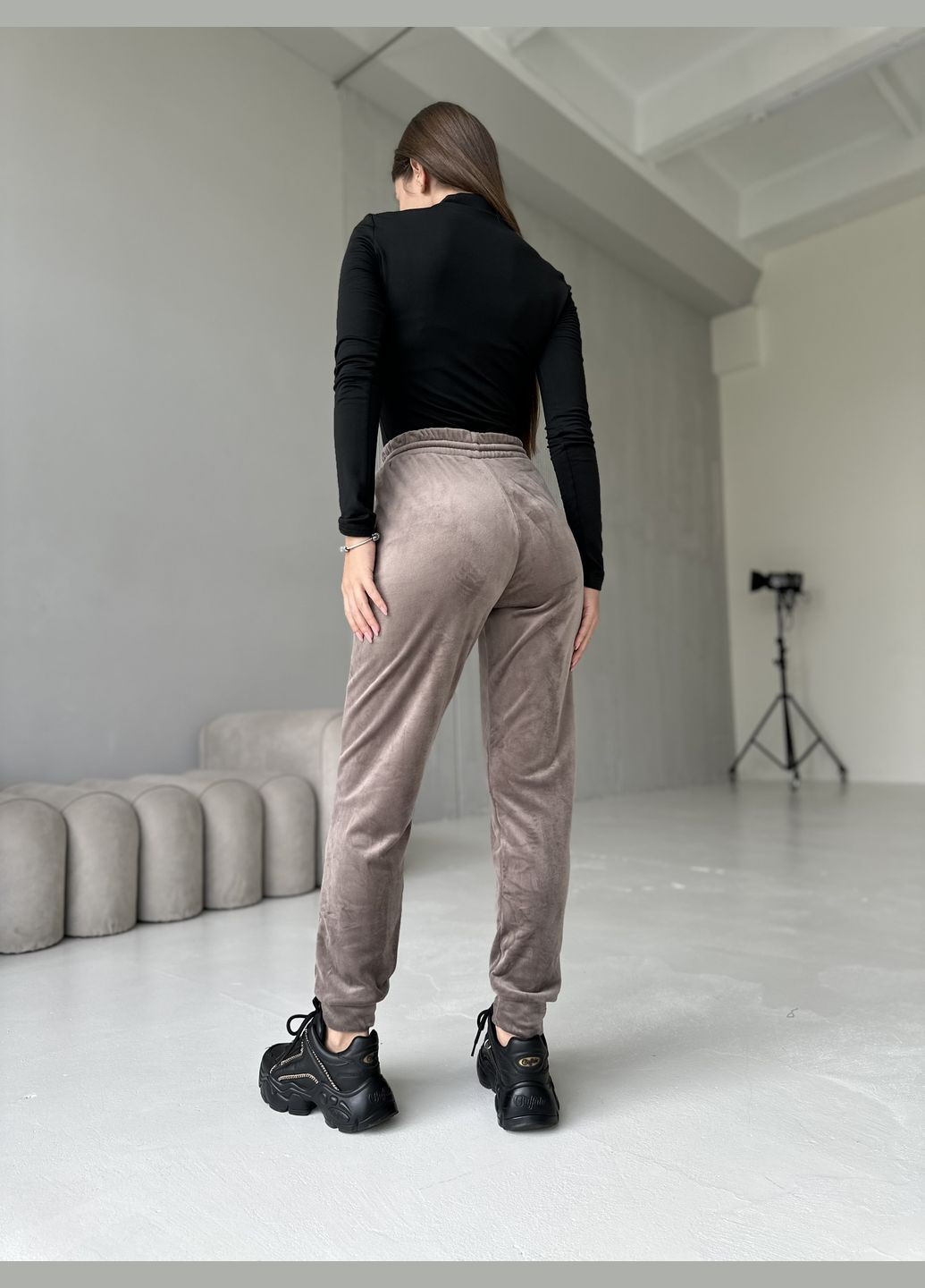 Джогеры Велюровые с Утеплением 2XL - 4XL Soda (305831600)