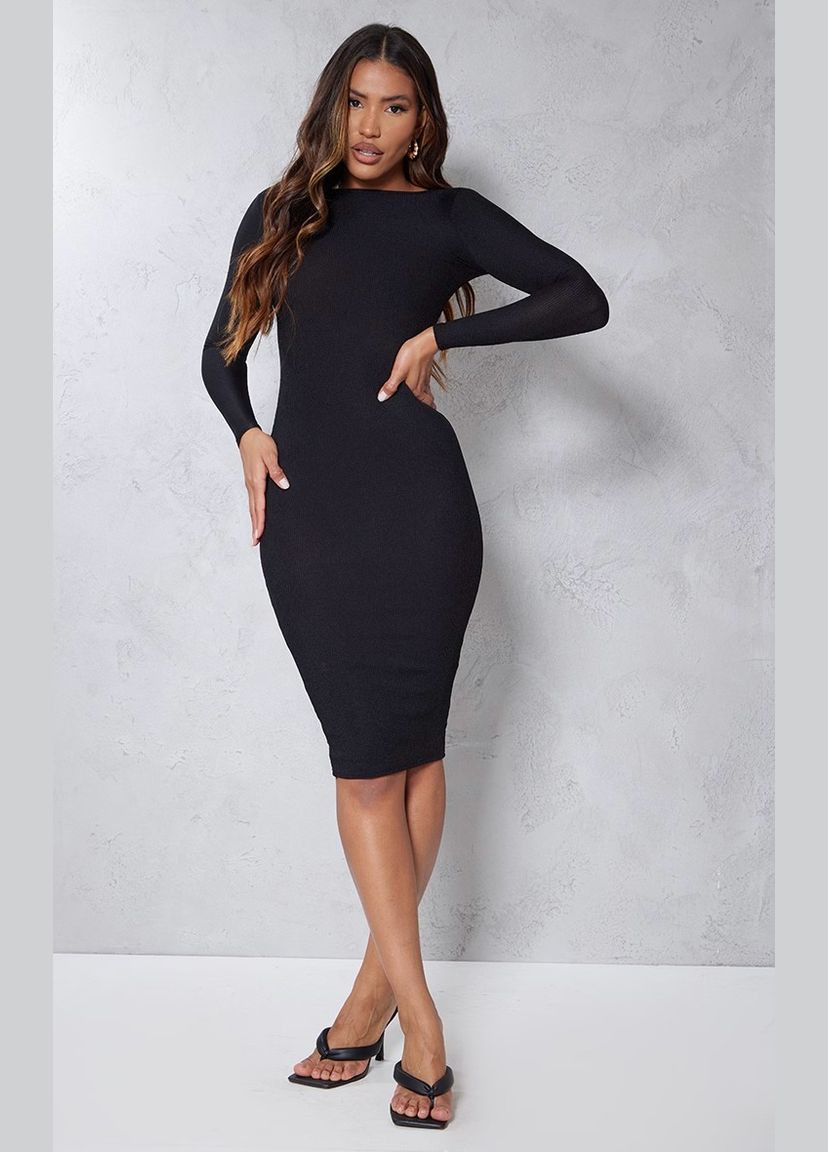 Чорна сукня PrettyLittleThing