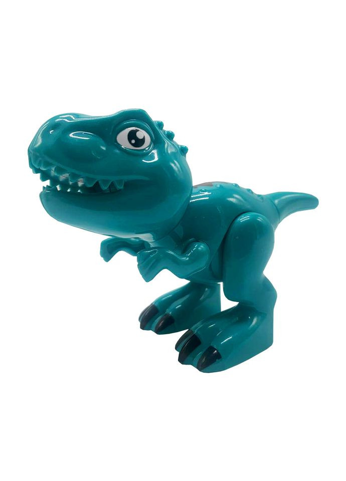 Детская трещотка "Динозавр" S37 8 см Бирюзовый Bambi (301835070)