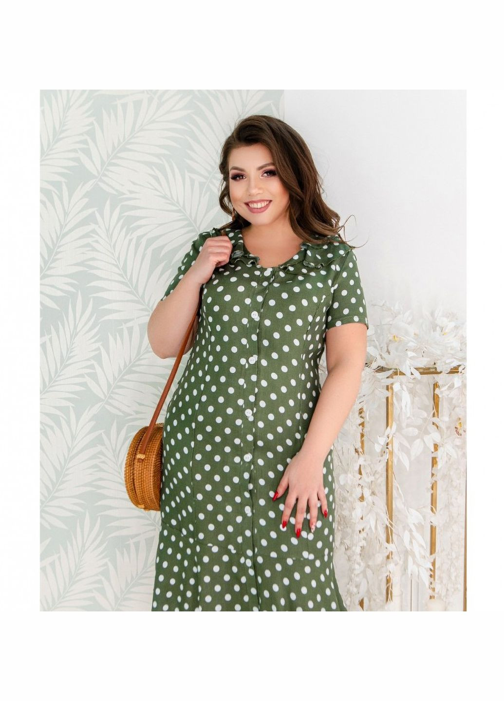 Оливковое (хаки) платье Liton