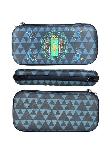 Защитный чехол сумка с рисунком Zelda Tears of The Kingdom для Switch/OLED/Blue Zelda Nintendo (369936554)