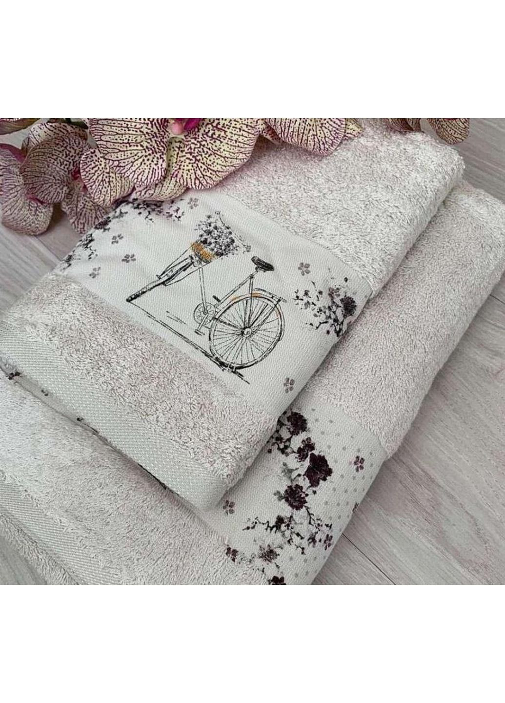 Набір 6 рушників (лицьові) 50х90 см Pupilla комбінований