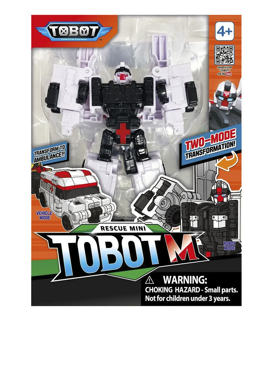 Игрушка-трансформер мини S5 ТОБОТ M цвет разноцветный ЦБ-00276037 Tobot (327610193)