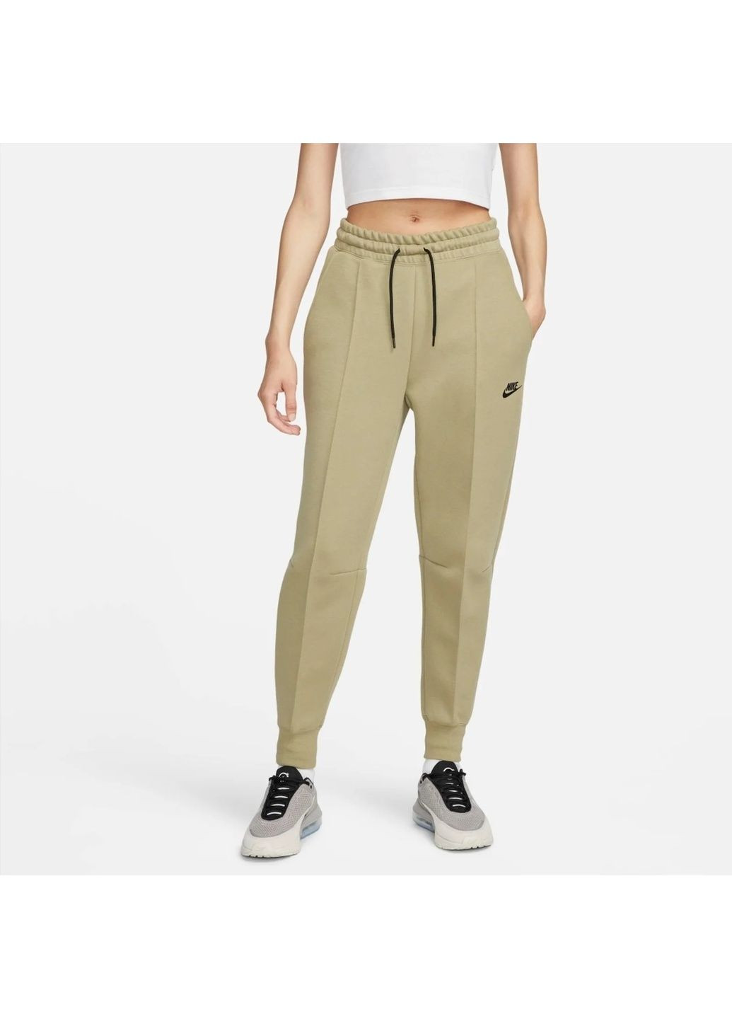 Брюки женские Sportswear Tech Fleece Jogger Pants Olive Nike (364839232)