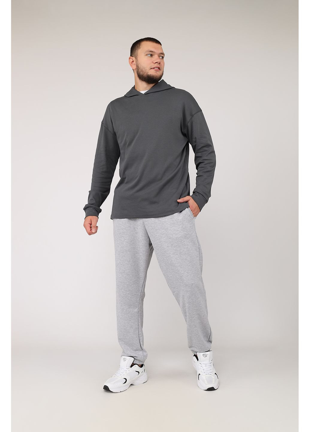 Графитовый демисезонный лонгслив Yuki