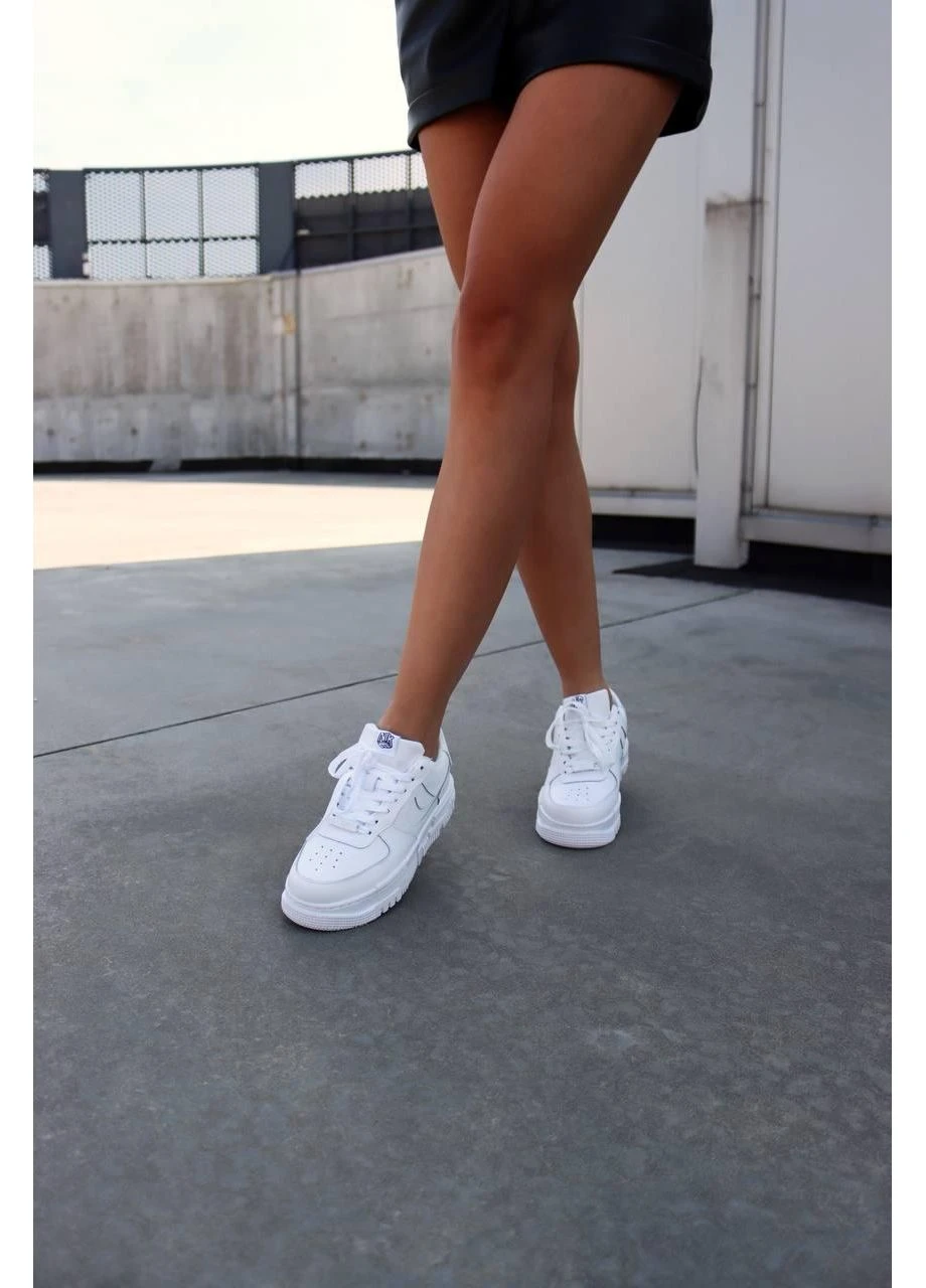 Белые летние кроссовки nike air force 1 pixel white 2 найк аир форс 1 No Brand