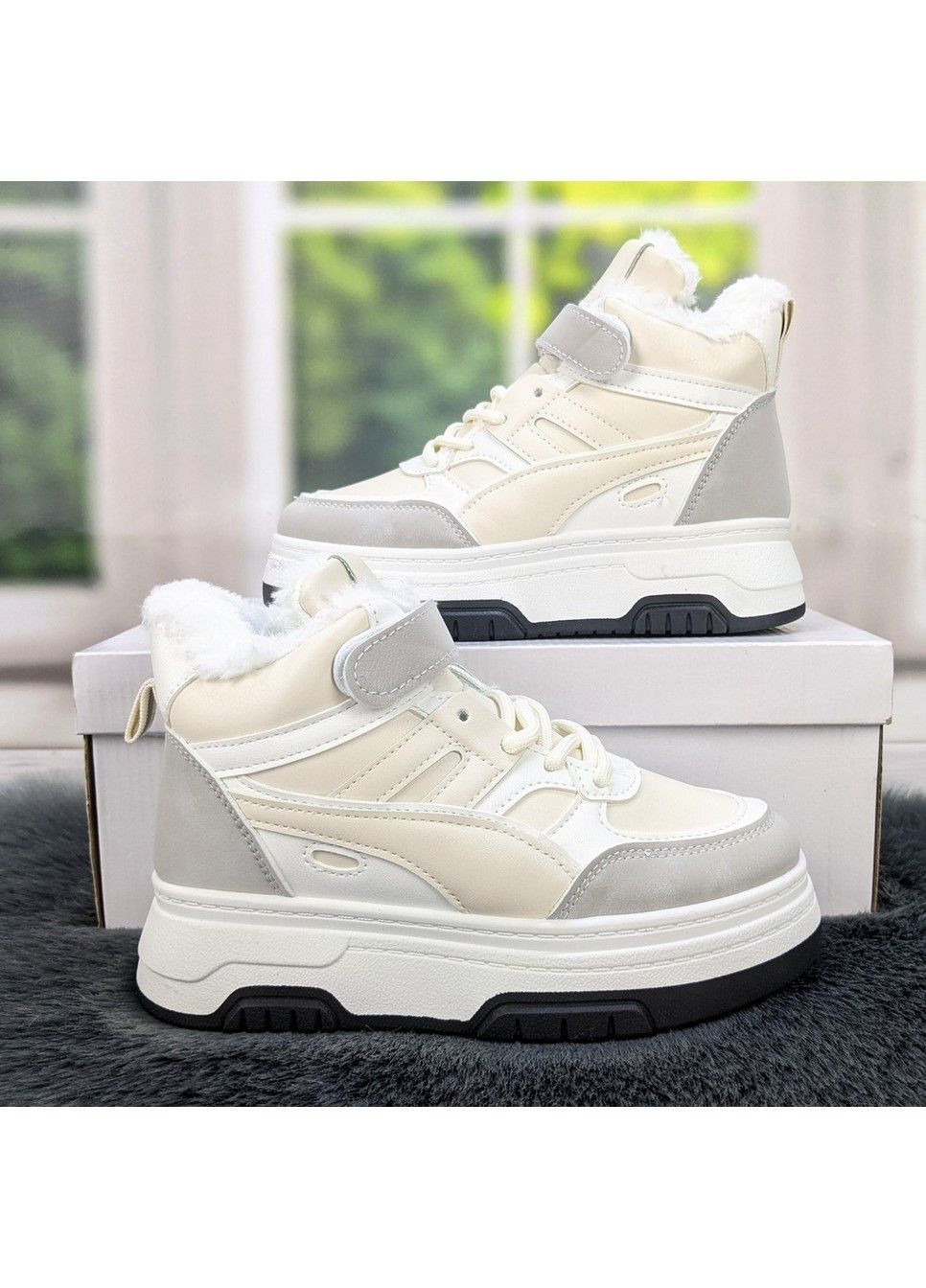 Черевики зимові дитячі для дівчинкина хутрі XIFA (307792994)