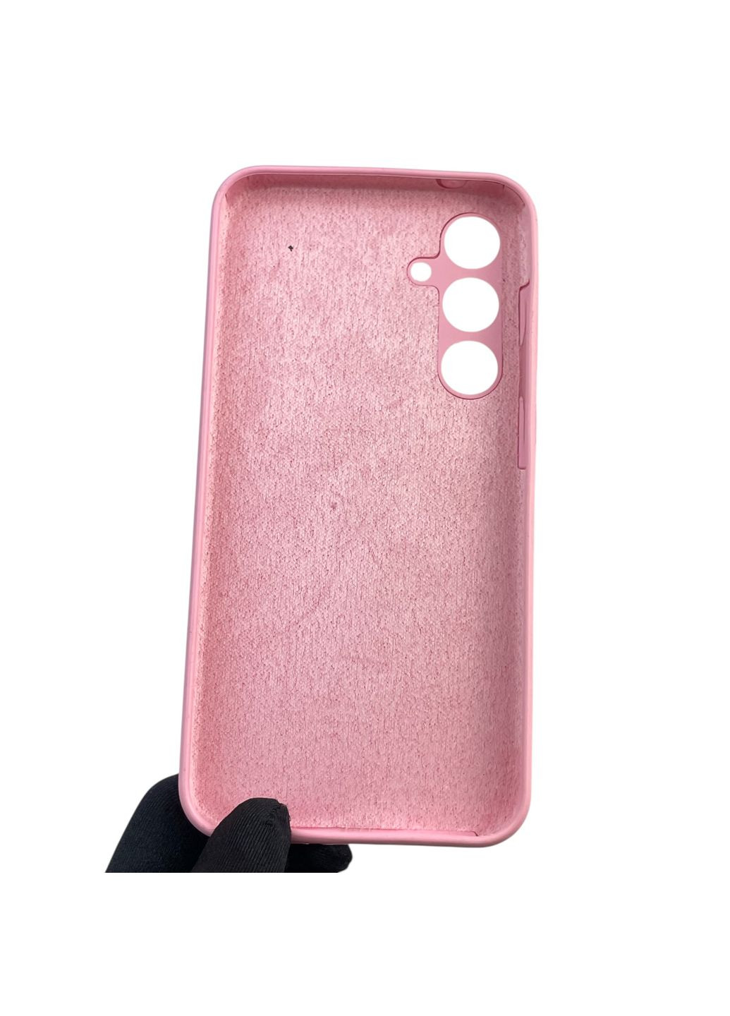 Чехол для Galaxy A35 5G (SM-A356B) силиконовый с микрофиброй нескользящий на самсунг а35 5г розовый Samsung (366386023)