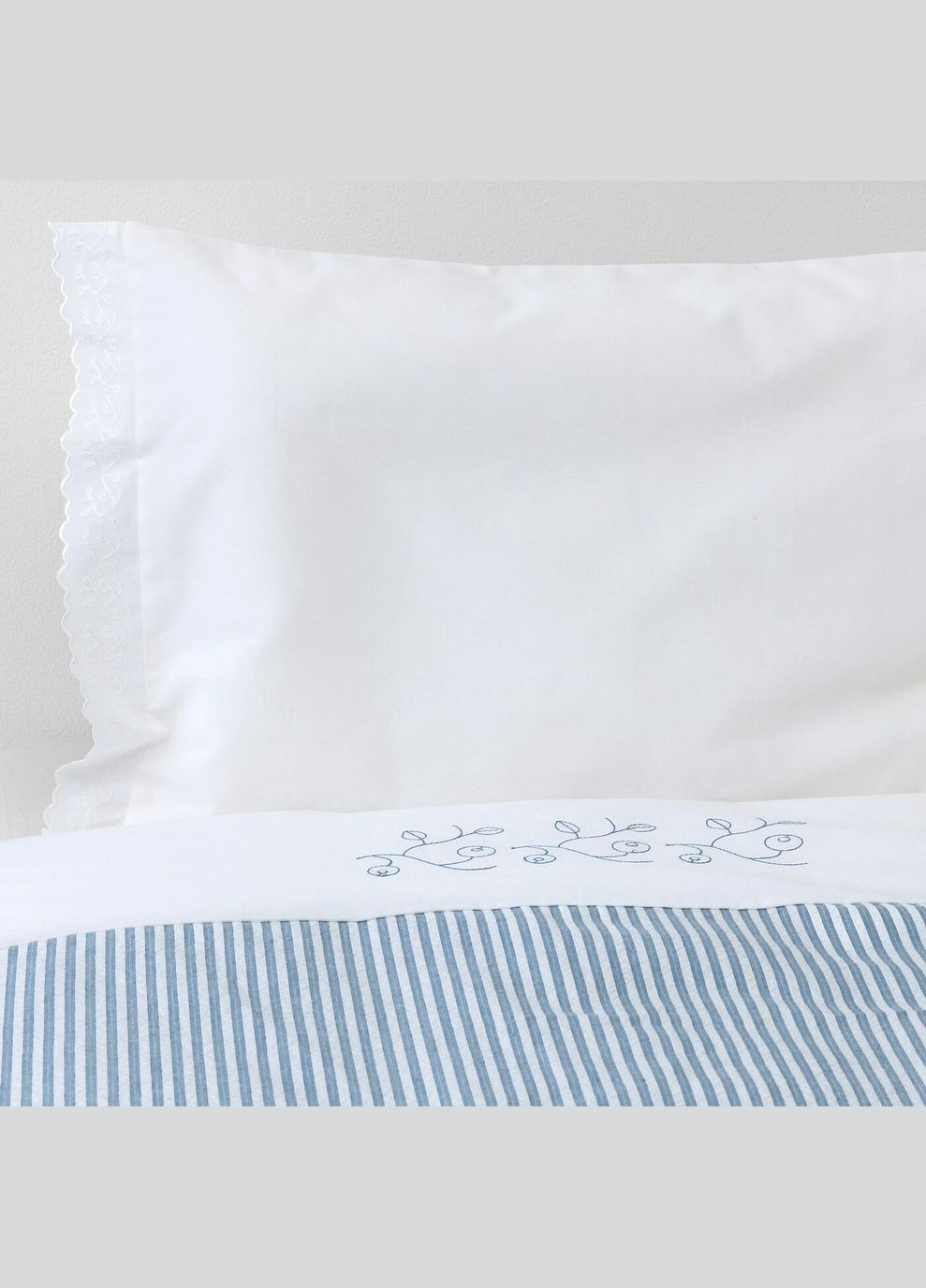 Підковдра та наволочка на ліжечко ІКЕА GULSPARV 110х125/35х55 см (10427064) IKEA (278408427)