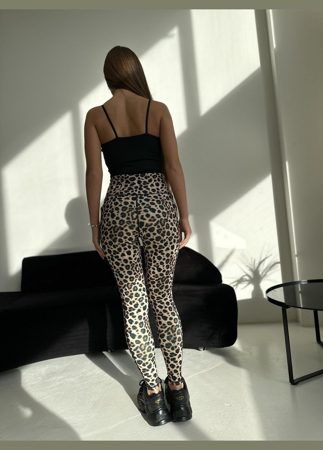 Комбинированные демисезонные леггинсы на флисе Soda