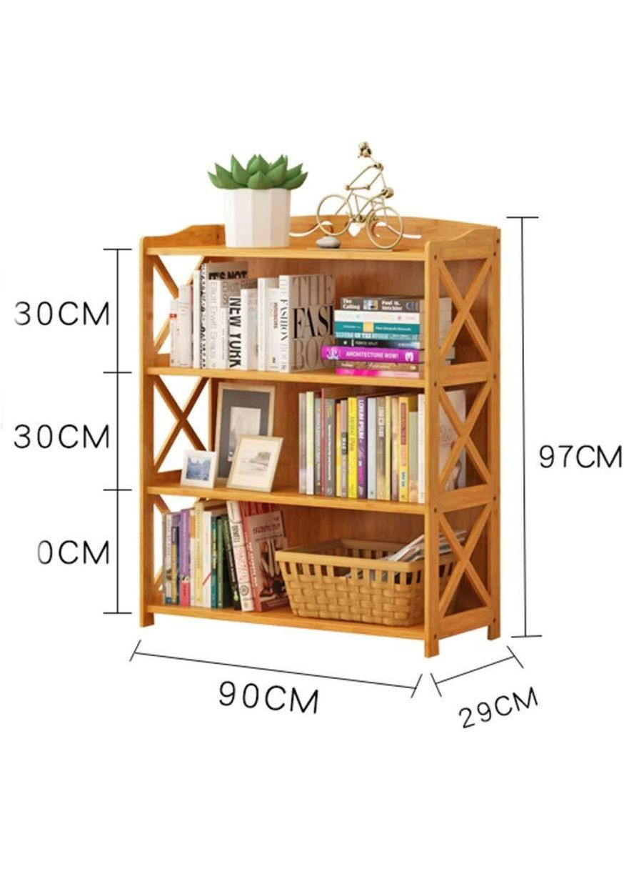 Книжный стеллаж из дерева Стивенсон карри (КПС-001303) No Brand (328078668)