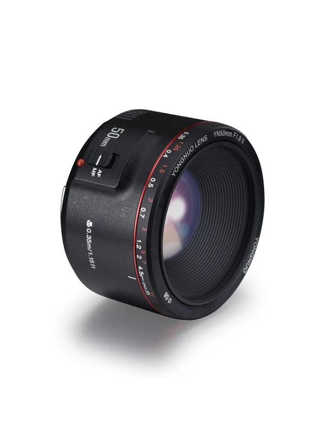 Объектив YN50MM F/1.8 II для Canon (50mm F/1.8) (2версия) Yongnuo (372476145)