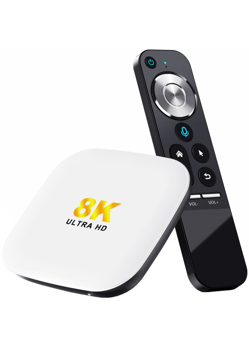 TV Медіаплеєр M2 2/16Gb/ Rockchip RK3528/ Android 13/ WiFi 2.4G+5G/BT 5.1/ білий H96 (361314346)