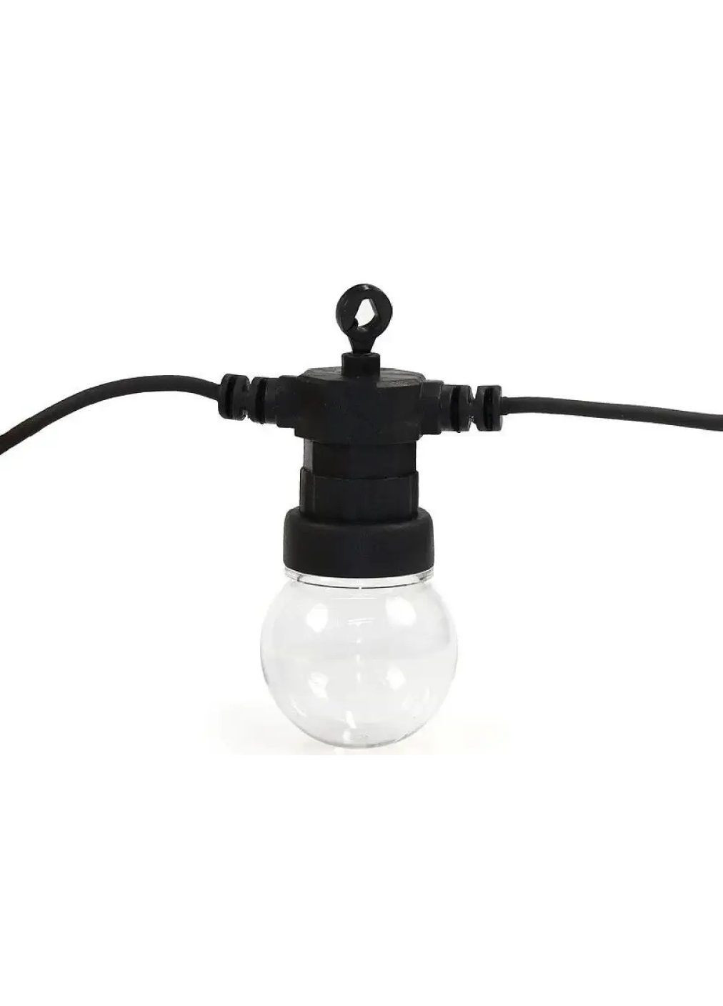 Світлодіодна гірлянда на вікно ялинку з роботою від мережі з'єднувачем лампочками 10 штук 10 м (478692-Prob) Тепла біла Unbranded (308796849)