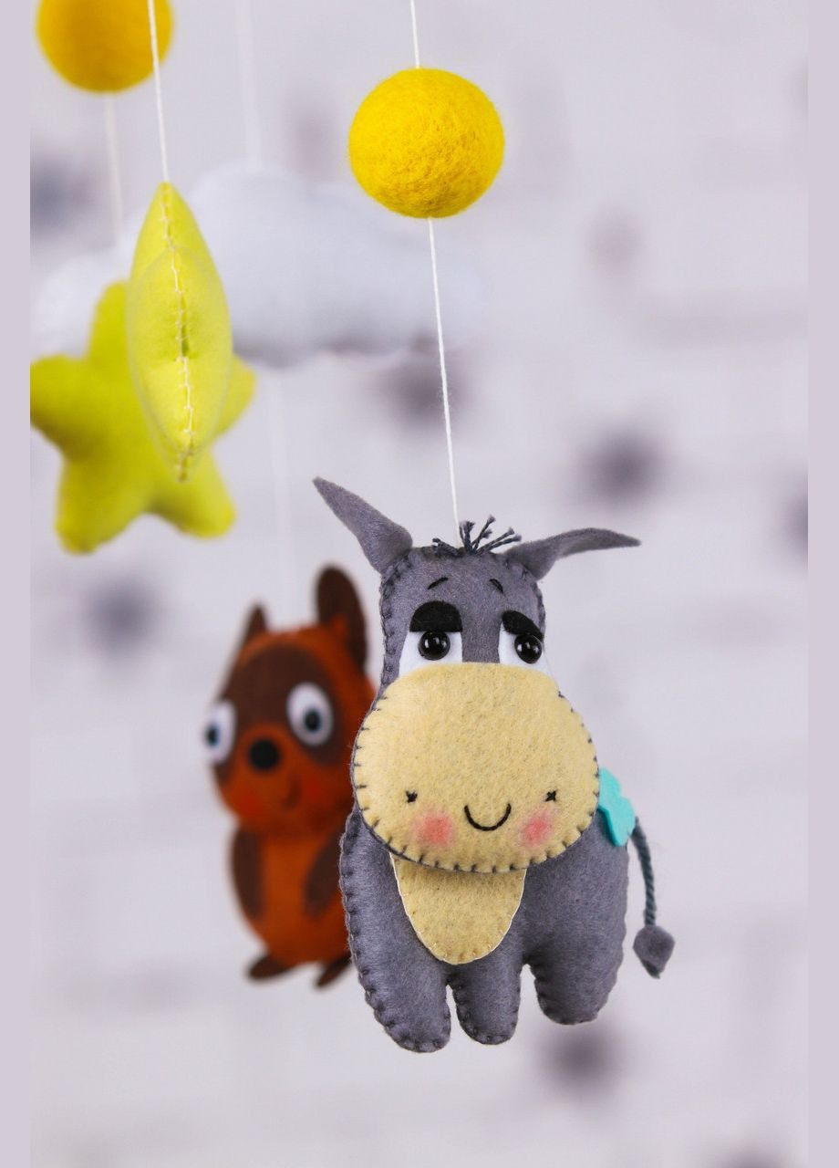 Дитячий мобіль на ліжечко для немовлят WooolyWool "Вінні-Пух" No Brand (342757873)