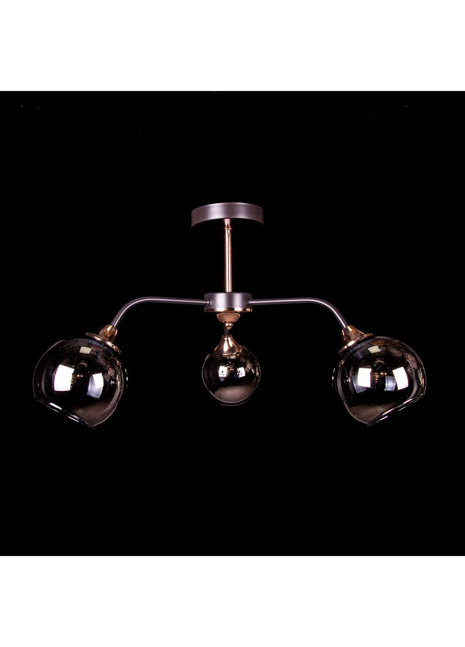 Люстра в стиле лофт на 3 лампочки N5054/3/COFFEE+FGD No Brand (352229724)