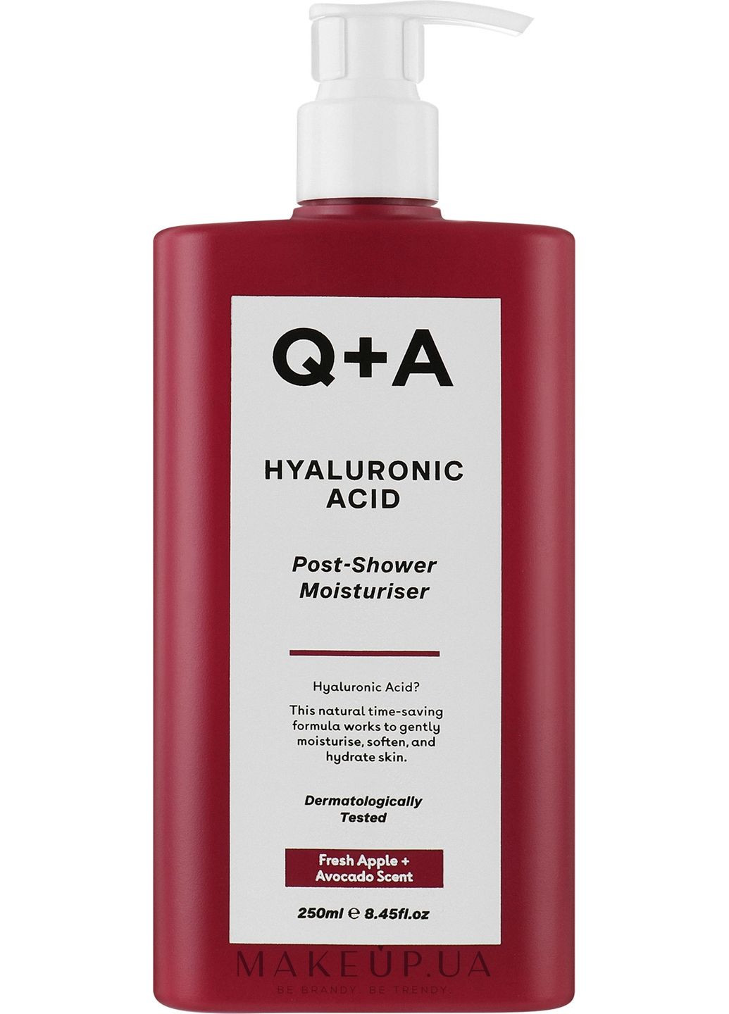 Увлажняющий крем после душа с гиалуроновой кислотой Hyaluronic Acid Post-Shower Moisturiser 250ml (1248787-31016418) Q+A (368654144)