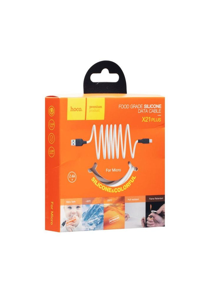 Кабель Micro USB для зарядки телефону, смартфона / зарядний шнур провід мікро юсб для передачі даних Hoco (338608422)