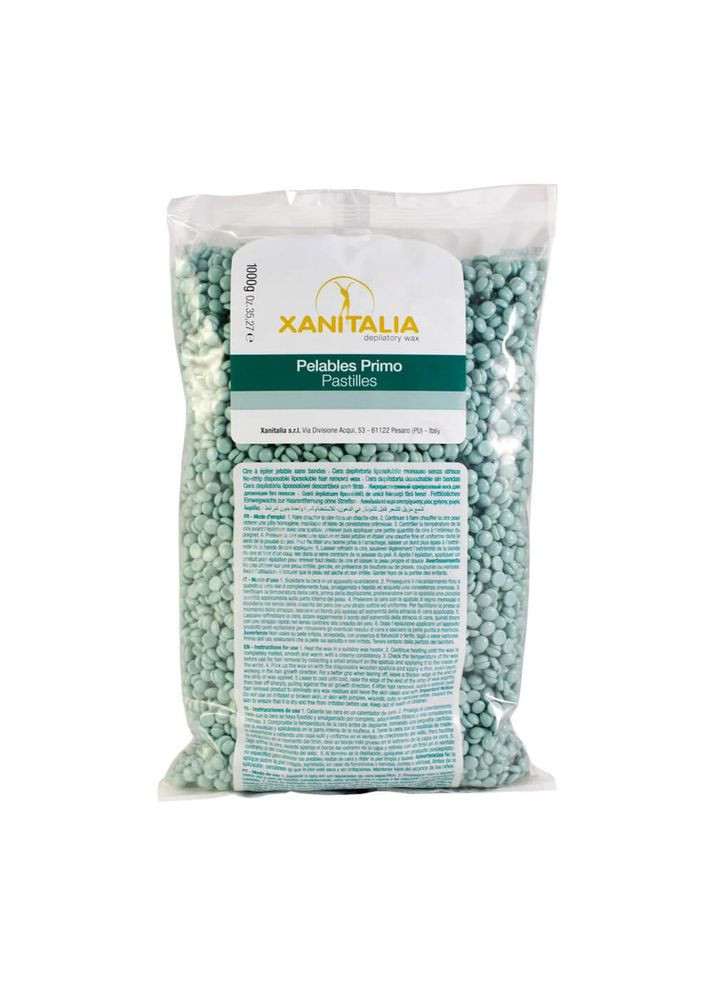 Воск горячий для депиляции в гранулах Зеленый чай, 1000 г Xanitalia (352173813)