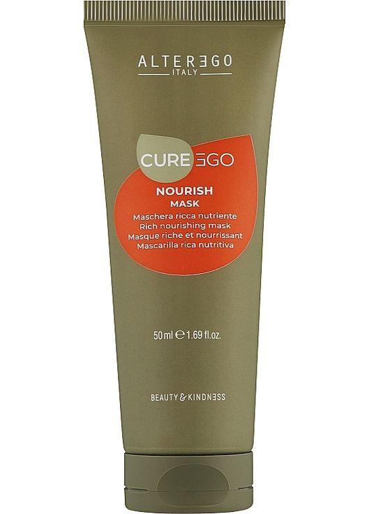 Маска для волос питательная Italy CureEgo Nourish Mask 300ml (1384658-19820403) Alter Ego (368648371)