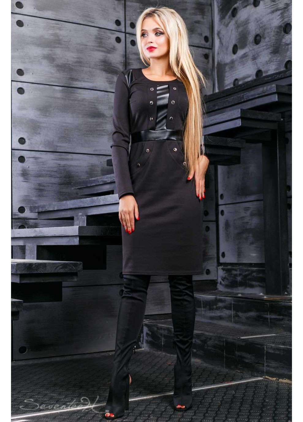 Черное платье 879.2408 Seventeen