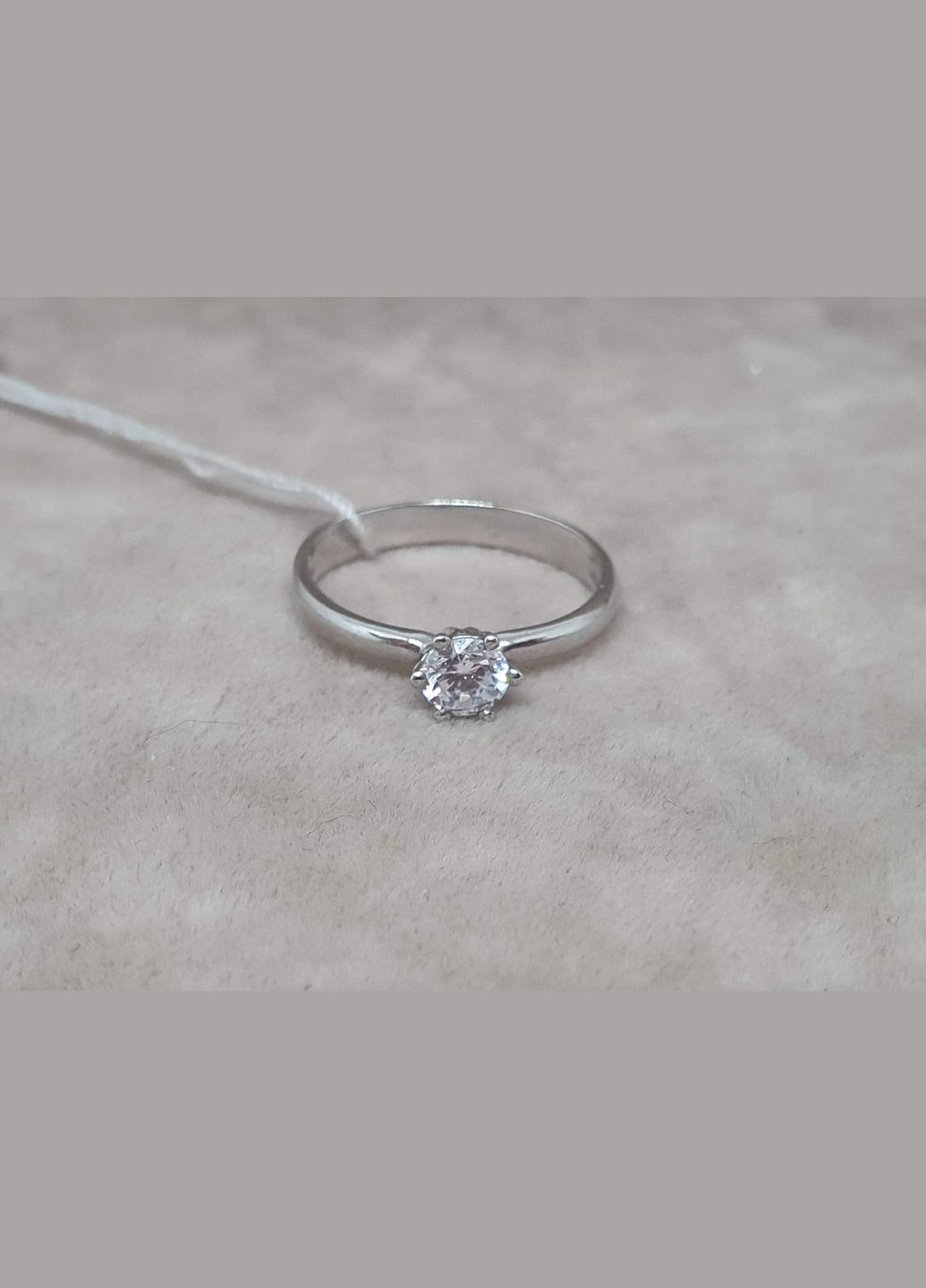 Срібне кільце МАША з фіанітом. 1115/1Р-CZ AGNI (323641002)