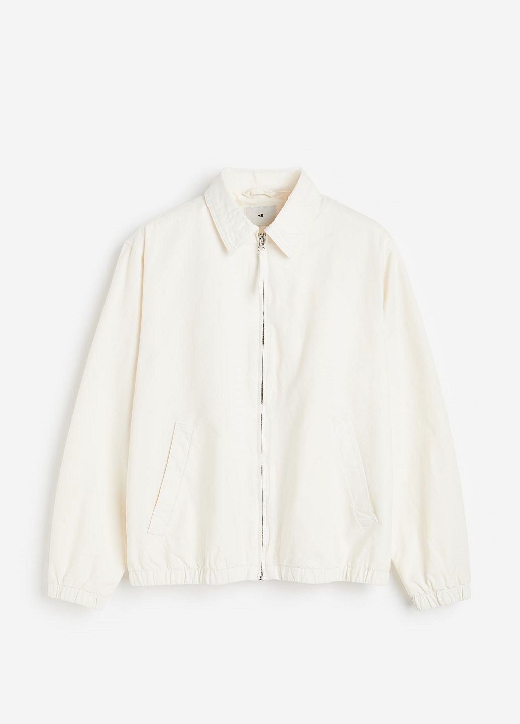 Белая демисезонная куртка H&M