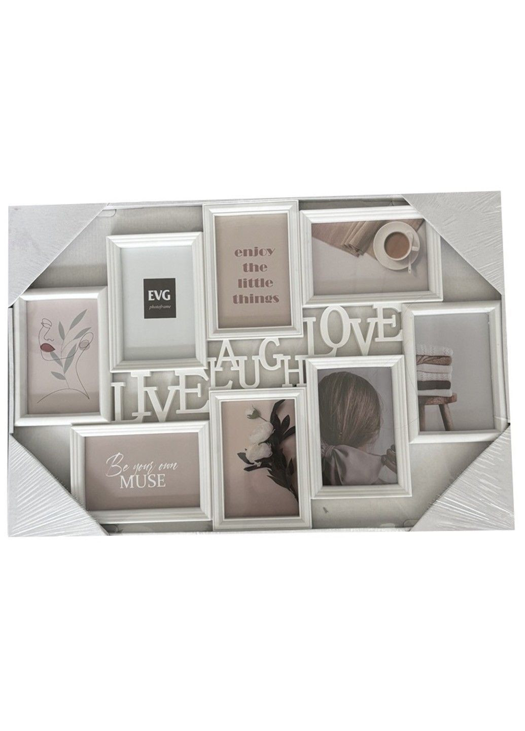 Рамка INNO ZB-8L-4060 WHITE COLLAGE 8 EVG (365276981)