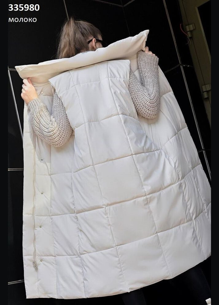 Подовжена жіноча жилетка без капюшону Snow&Passion (347266024)