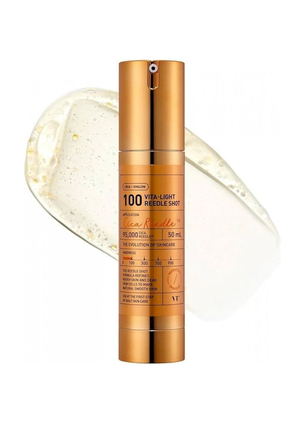 Серум-бустер Vita-Light Reedle Shot 100 с микроиглами и витамином С 50 мл VT Cosmetics (315757600)