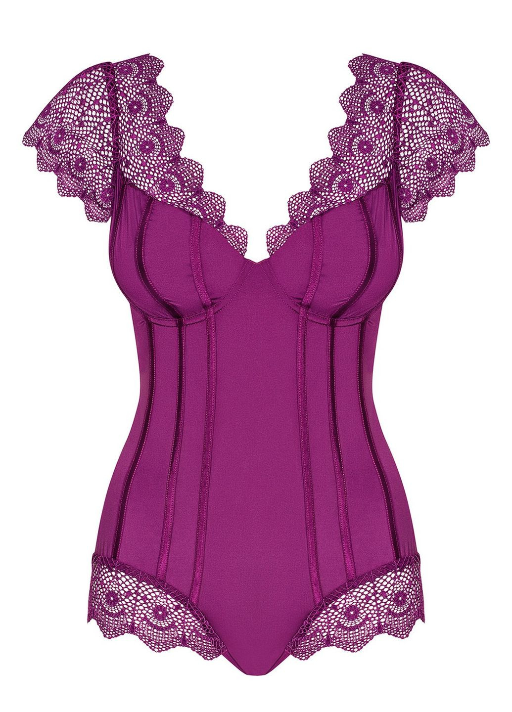 Фіолетовий демісезонний боді жіноче moketta Obsessive