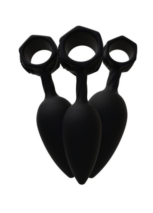 Набір анальних пробок Anal Training Plugs, діаметр 2,5 см - 3,1см - 3,8см Bathmate (369946125)