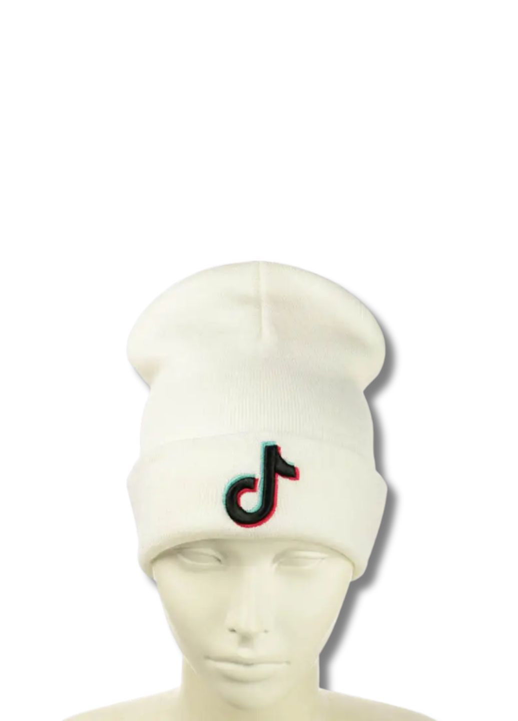 Дитяча демісезонна шапка біні ТікТок / TikTok No Brand Дитяча шапка біні з вишивкою (347146978)